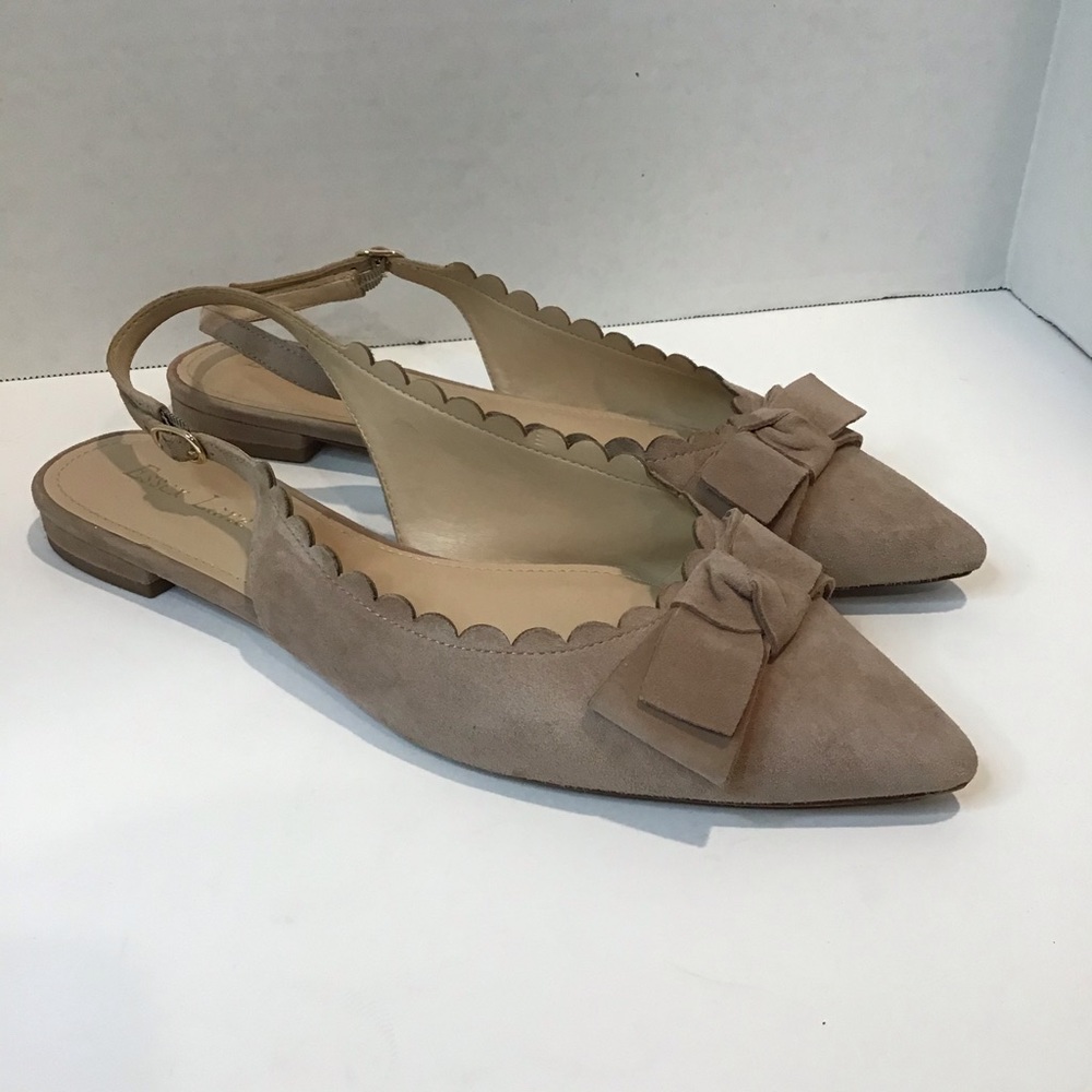 Essex Lane Scallop Bow Flats Sz 10